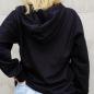 Preview: Schwarzer Hoodie mit THE LÄND Logo